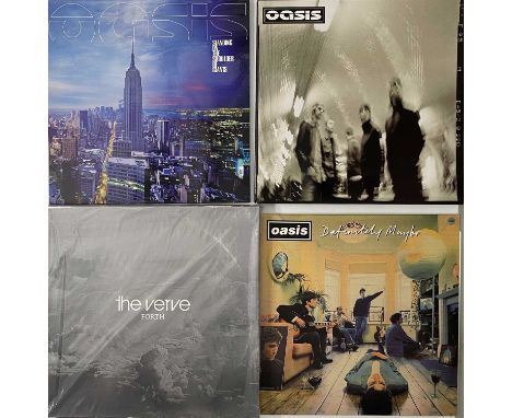 OASIS/VERVE - LPs. 4 x original title LPs from Greater Manchester's finest... Titles are Oasis - Heathen Chemistry (UK origin