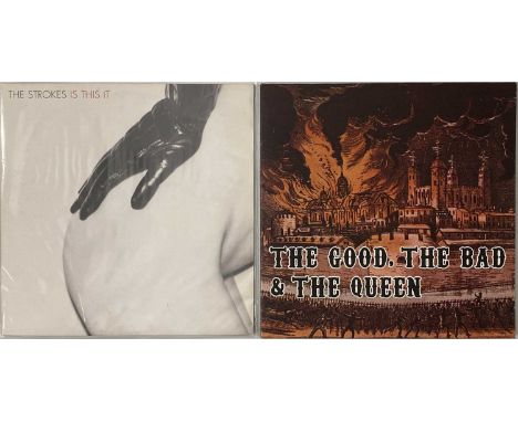 THE GOOD, THE BAD & THE QUEEN/THE STROKES - ORIGINAL LPs. Wicked pack of 2 x 2000s rarities from The Good, The Bad & The Quee