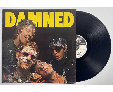 THE DAMNED - DAMNED DAMNED DAMNED LP - ORIGINAL EDDIE & THE HOT RODS SLEEVE (SEEZ 1). Always brill to see original UK misprin