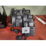 Lot of 5 VOIP Phones