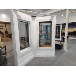 Lot of 3 Assorted Glass Windows - Showroom Display