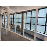 3-Panel Glass Sliding Door approx. 11'-6.5"" x 7'-11.5"" - Showroom Display