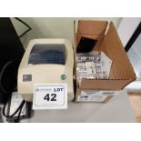 Zebra TLP 3844-Z Label Printer w/ Thermal Rolls