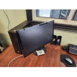 22" Acer LCD Monitor, Desktop Computer and Speakers