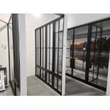 4-Panel Glass Windows approx 8'x9' - Showroom Display