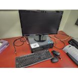Lenovo ThinkCentre Desktop Computer w/ Asus Monitor