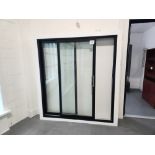 Glass Sliding Door approx. 77.5"" x 70"" - Showroom Display