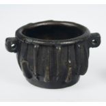 Important bronze mortar. Gothic. 15th Century.