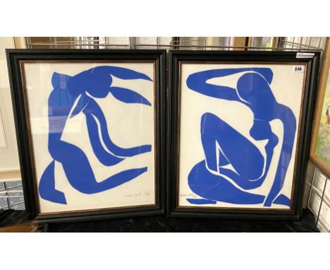 PAIR OF HENRI MATISSE STYLE FRAMED PICTURES