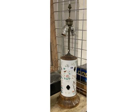 CHINESE PORCELAIN LAMP