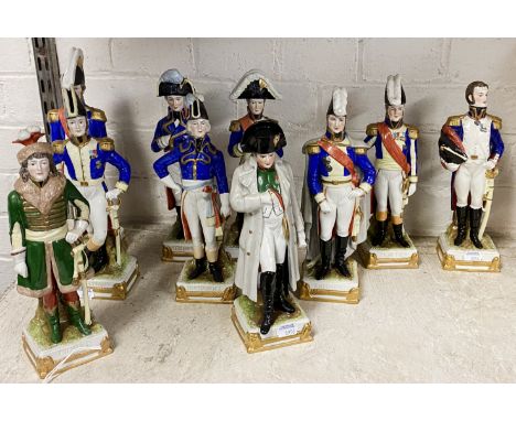 10 SITZENDORF MILITARY FIGURES