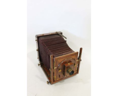 LARGE THORNTON PICKARD PLATE CAMERA - SANDERSON a large plate camera, marked Time &amp; Inst Patent, Thorton Pickard, with a 