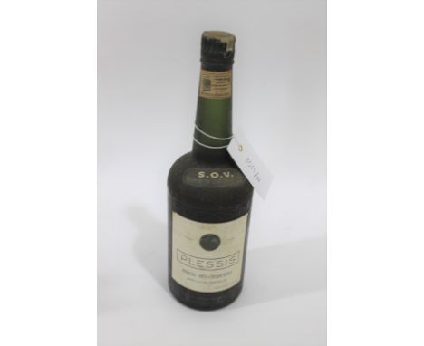 COGNAC: Plessis, Pineau des Charentes, Superior Old Vintage, probably 1960s or 1970s, level low neck, label fair, foil cap br