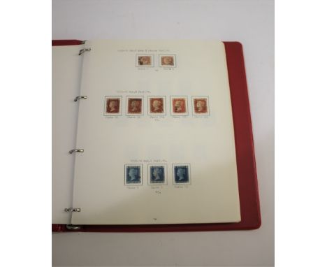 STAMP ALBUMS including an album with 19thc and 20thc GB stamps from Victoria to Elizabeth II, 2d blues, 1d reds, George V Sea