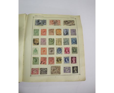 STAMP ALBUMS including 2 Strand albums (smaller album sparse), with GB content including used 2d blue, various used 1d Red's,