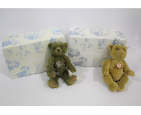 STEIFF TEDDY BEARS including Buddha Bear, No 127 of 2008 made and with it's box and certificate (23cms sitting). Also with Ju