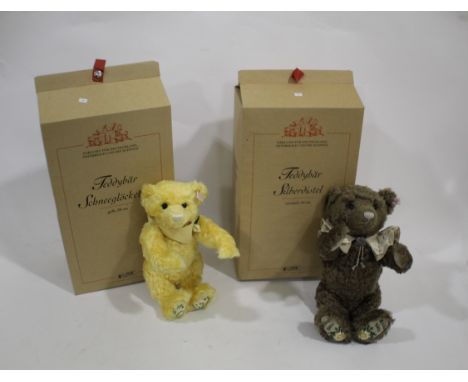 STEIFF TEDDY BEARS including Teddybar Schneeglockchen, No 735 of 2000 made and with it's box and certificate (30cms). Also wi