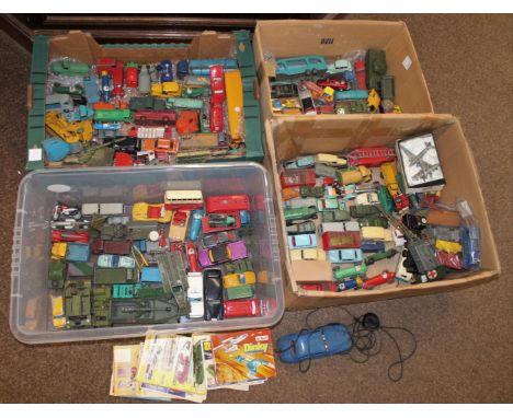 DINKY TOYS a large collection of unboxed Dinky Toys in various conditions including 234 Ferrari, 470 Austin Shell Van, 23G Co