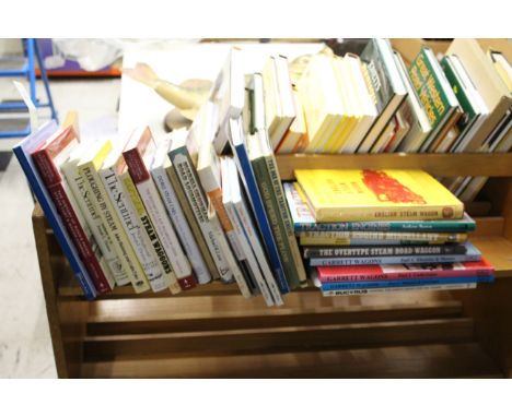 RAILWAY BOOKS a collection of hardback books including Steam, examples include The Development of the English Traction Engine