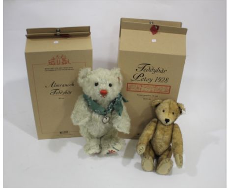 STEIFF TEDDY BEARS including Almrausch Teddybar, No 820 of 2000 made and with it's box and certificate (36cms). Also with Pet