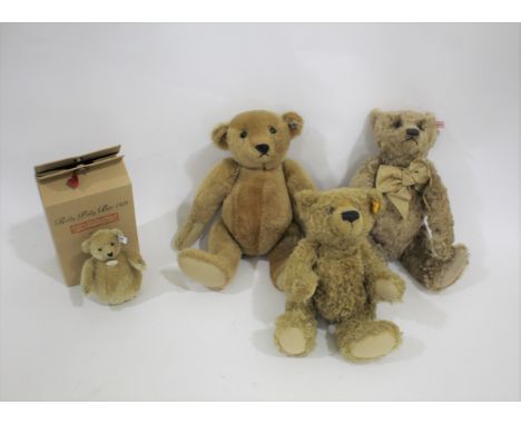 STEIFF TEDDY BEARS including Rolly Polly Bear 1909, No 1341 of 3000 made and with it's box and certificate (and outer box). A