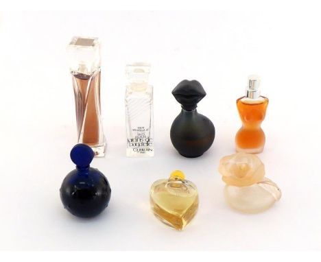 243430.243430A, 243430C Seven miniature perfume or eau de toilette bottles, most complete with contents, including Salvador D