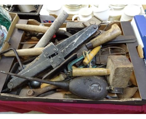 Vintage tools to include mallet etc. 