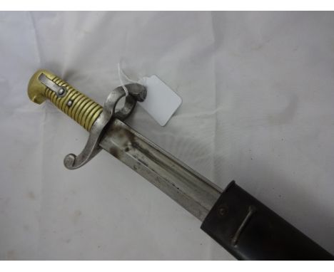 A bayonet in scabbard, 72cm