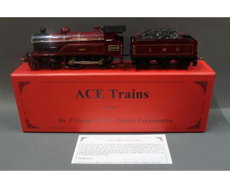 A boxed ACE Trains 0 gauge E3 "2006 Celebration Class" 4-4-0 2006 locomotive &amp; tender