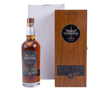 GLENGOYNE Highland Single Malt Scotch Whisky 'Aged 25 Years' Region: Dumgoyne, Schottland, 48% Vol., 700 ml, Füllstand im Fla