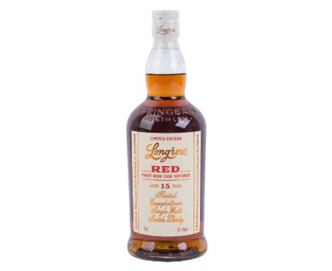 LONGROW RED PINOT NOIR CASK MATURED Campbeltown Single Malt Scotch Whisky 'Aged 15 Years' Region: Campbeltown, Schottland, 51
