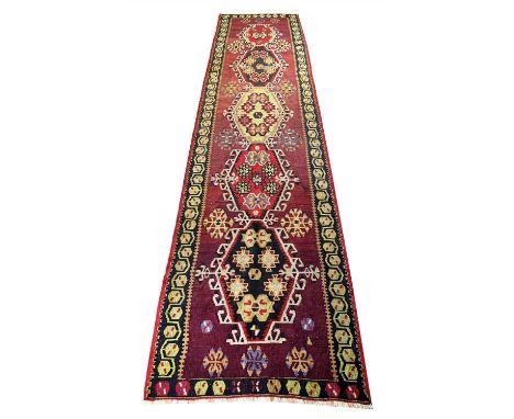 KILIM RUNNER, 320cm x 78cm. 