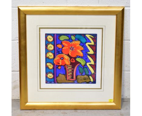 SIMON BULL (British, born 1958); limited edition gilt-heightened print, 'From The Heart', no.44/350, signed in pencil lower b