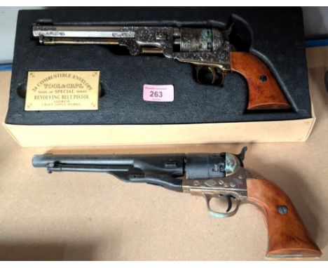 A 51 Navy revolver model and another similar