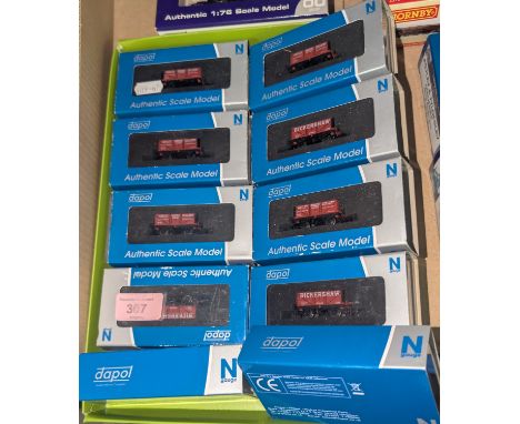 Dapol N gauge wagons boxed.