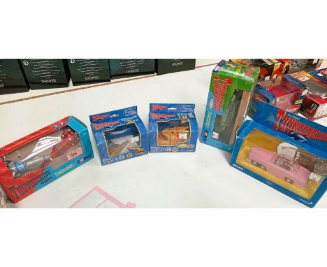 Thunderbirds - boxed die-cast models - Corgi Thunderbird 1 &amp; 3 set CC00901, Thunderbird 2 &amp; 4 set CC00802, 'Fab 1' CC