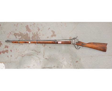 A Denix model of a leaver action rifle