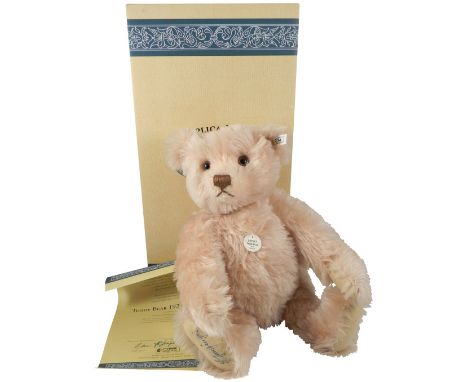 Steiff Limited Edition Teddy Bear 1927, Rose 48cm, 407192 white tag, 01293 of 7000, with ink signature to right felt pad and 