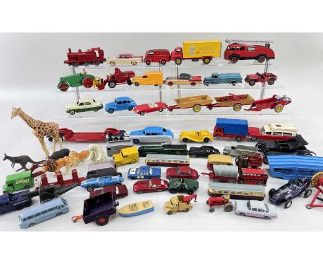 ASSORTED PLAY WORN DIE-CAST VEHICLES comprising Corgi Toys, Meccano Dinky Toys, Dinky Supertoys, Lone Star, Lesney, including