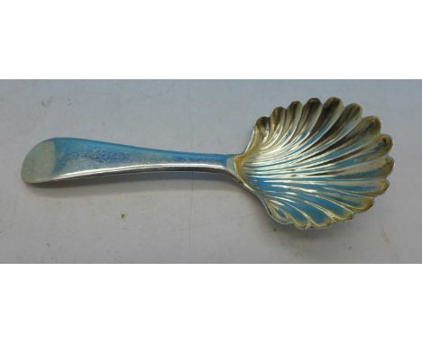 A Georgian silver caddy spoon, Newcastle mark, Christian Ker Reid