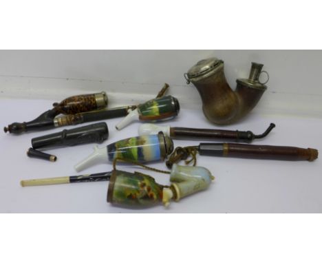 Ceramic pipes, etc.