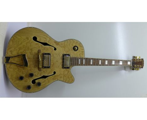 A Stagg A350 Tiger Jazz electric guitar