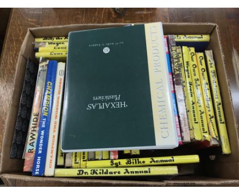 A collection of vintage Annuals