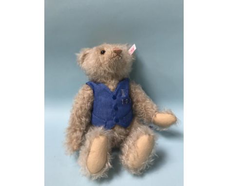 A Steiff 'Crystal' Teddy Bear, with white tag, number 660948, made exclusively for Austria, light beige mohair, Celebrating 1