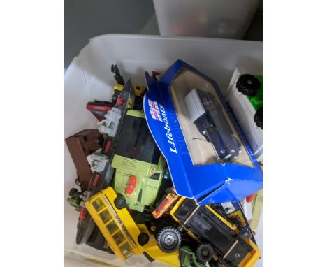 Toys to include diecast model vehicles, Fisher Price, Britain's model animals, Geobra and other itemsLocation: 