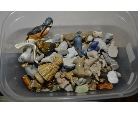 Large selection of Wade whimsies, Goebel Kingfisher etc.