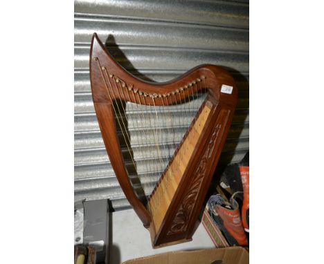 Small modern harp