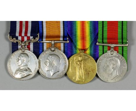 A group of four George V and George VI First and Second World War to "17650 Cpl. (later Sgt.) W.B.G. Catchpole, East Surrey R