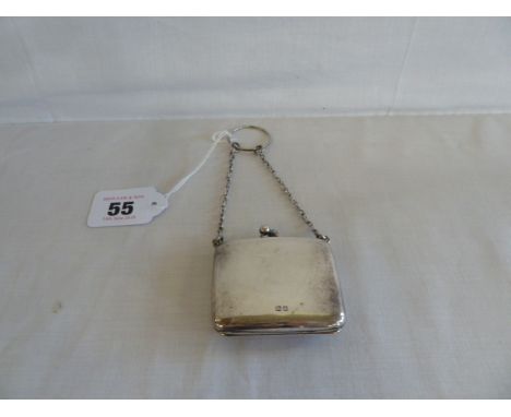 Silver coin purse J & R Griffin, Chester 1917