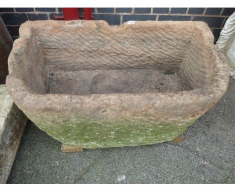 Sandstone trough 